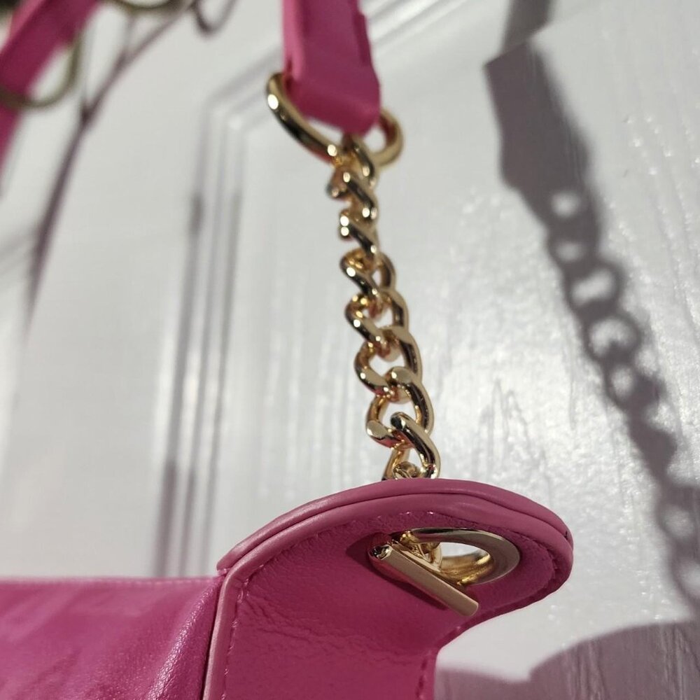 Juicy Couture Hot Pink Girls Just Wanna Have Fun Shoulder Bag - Picture 4 of 5